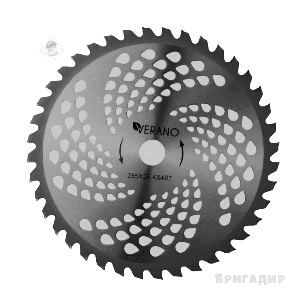 Ніж для бензокоси 4 Т 255х25.4мм зовн. і внутр. діаметр