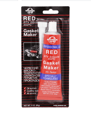 Герметик силікон Gasket Maker Red червоний 85г Interhim 2534