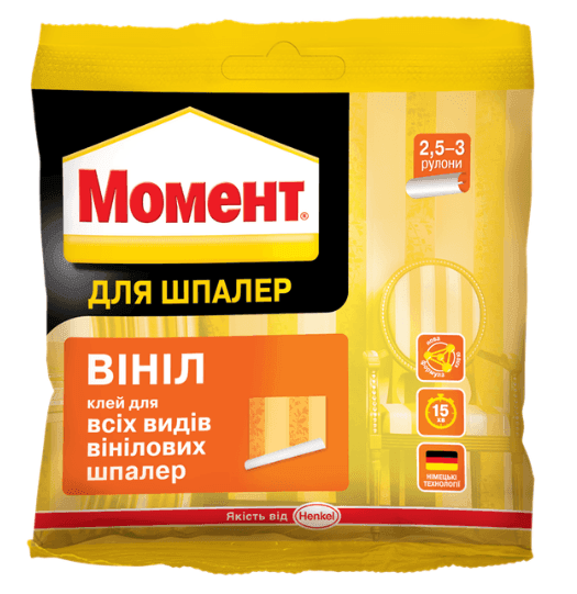 Клей для всіх видів  шпалер Момент Vinyl  250г