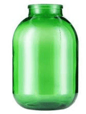 Склобанка 3л Зелена
