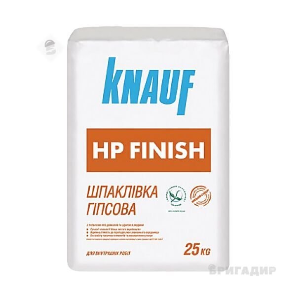 KNAUF HP FINISH шпаклівка гіпсова 25 кг