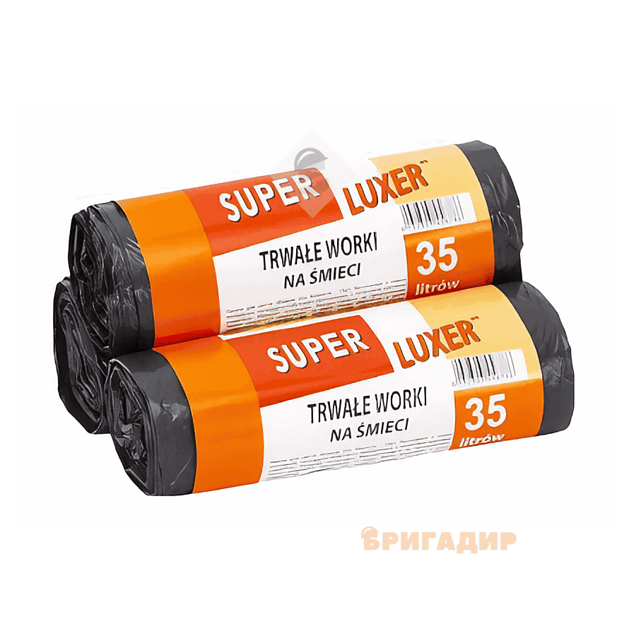 Пакет для сміття 50*60 35л 15шт штук Super Luxs/PACK/ 20030