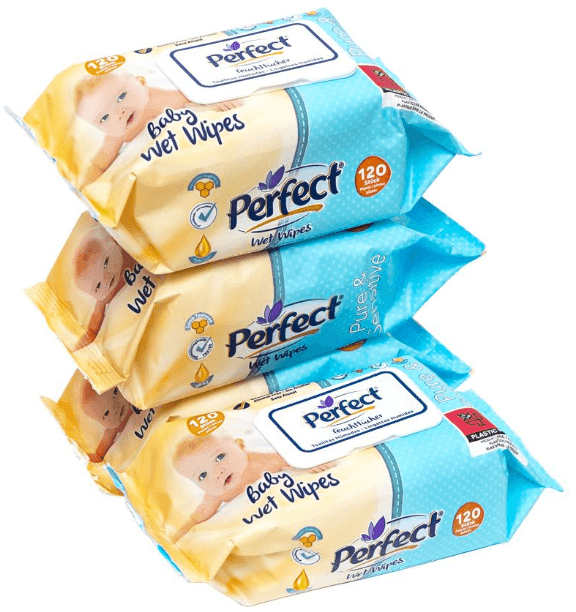 Вологі серветки Perfect normal 120 шт