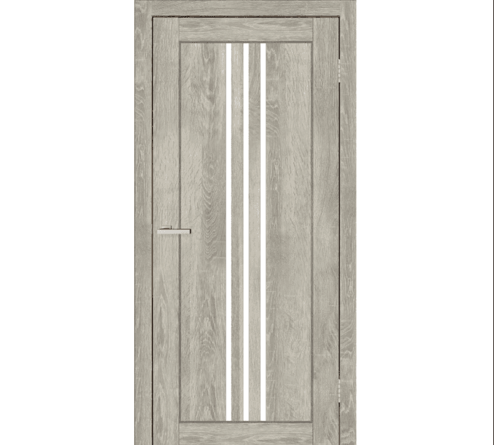Дверне полотно EKO TM DOORS С049G (сатин) (дуб світлий) 80