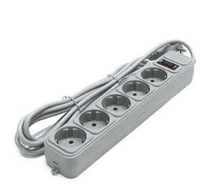 Мережевий фільтр 220В-2м, 5 гнізд, 5 метрів (9158)