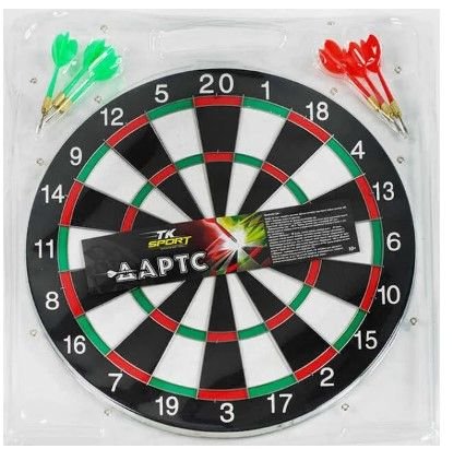 Дартс арт. D1701 (24шт) з дротиками 17", слюда 43*1,2см