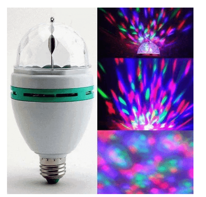 Світлодіодна лампа,що обертається LED full color rotating lamp 8V