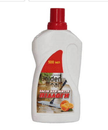 ЗАСІБ ДЛЯ МИТТЯ ПІДЛОГИ GOLDEN CLEAN 500МЛ