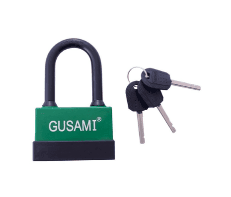 ЗАМОК НАВІСНИЙ GUSAMI FZB-65 MM ДОВГА ДУЖКА