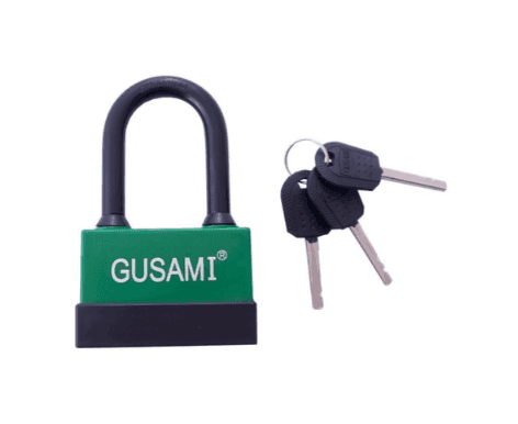 ЗАМОК НАВІСНИЙ GUSAMI FZB-75 MM ДОВГА ДУЖКА