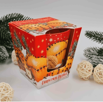 Свічка в стакані із запахом Gingerbread Orange & Anise 115г 30годин Польща