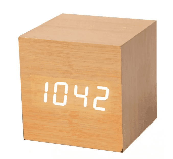 Годинник настільний LED -EE613 (,буд t date MINI USB DC+5V 4x1.5VAAA)GRUNHELM