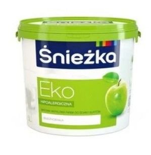 Фарба біла ECO Sniezka 5л акрилова-матова для стін і стелі