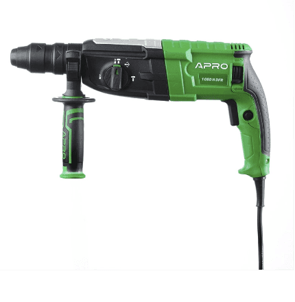 Перфоратор APRO SDS+ прямий 1050ВТ 3,5 ДЖ в кейсі швидка заміна патрона 896229
