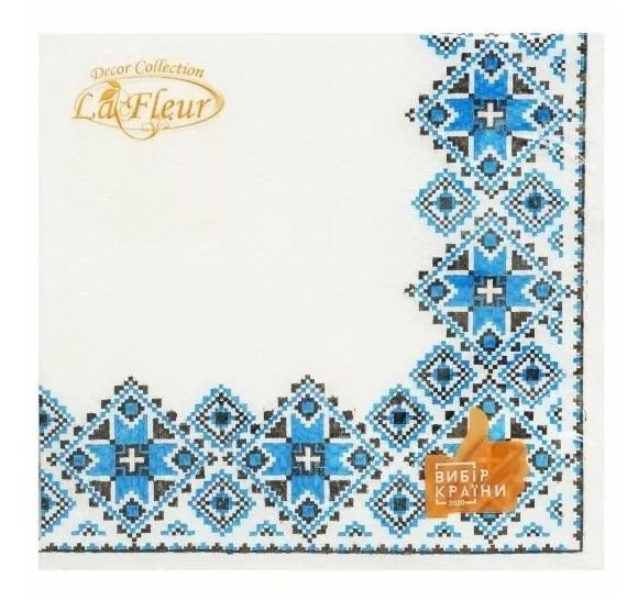 Серветка ТМ la fleur 33x33 2шари 16штПасхальний оберіг