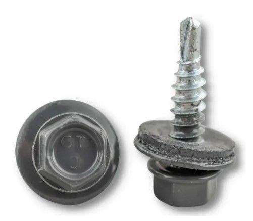 Шуруп до бляхи 4.8х19 RAL7024