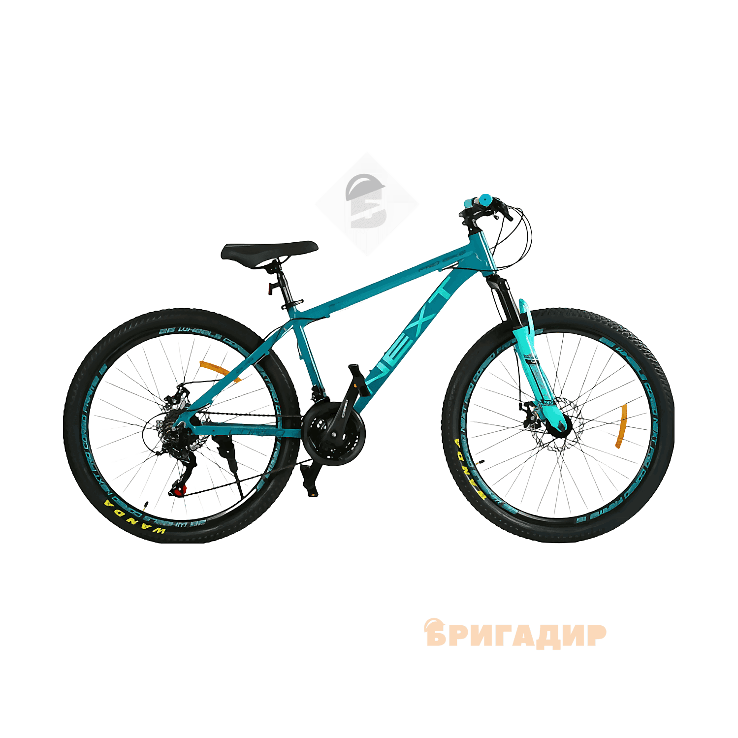Велосипед 26 AL Corso "NEXT" NX-26464 алюміній 15",(к-т SHIMANO) блакитно-бірюзовий 72-175