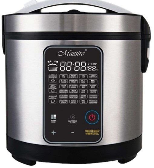 Мультиварка 5л 16прог 700ВТ антипригарна чаша Maestro MR-795