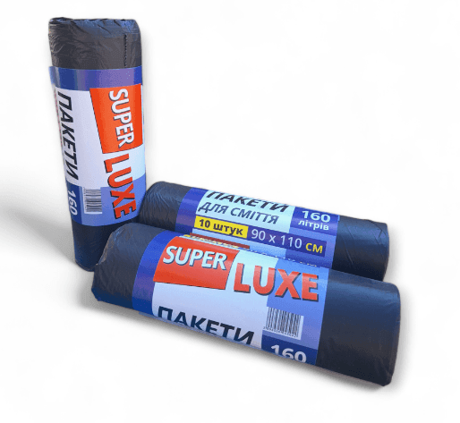 Пакет для сміття 160л 10шт SuperMocni