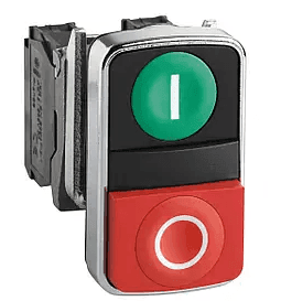 Кнопка 0-1 (червоно-зелена)+захист