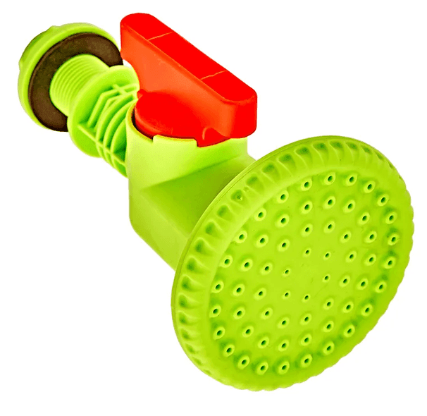 Вентиль літнього душа WATERpro з червоною ручкою (пластмасовий сірий з червоною ручкою)