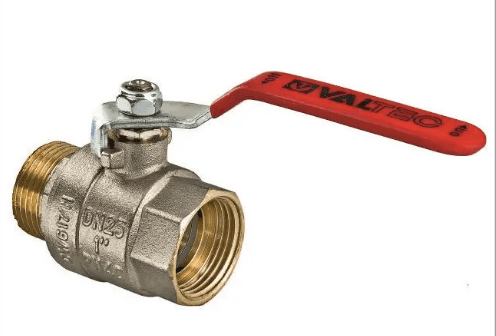 Вентиль VALTEC 1" Червона ручка