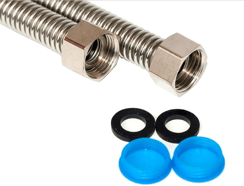 Водяний шланг GrosS нержавіюча гофротруба 1/2 вв 0,4м.