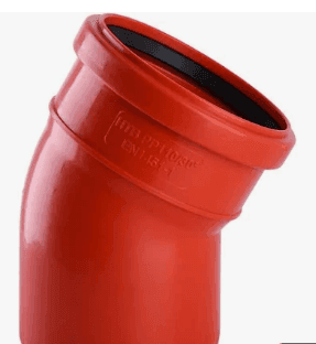 Коліно 110х30 червоне