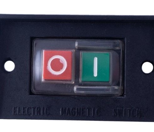 Кнопка до електроінструменту Кн-145 бетономішалка (чорна пластина)