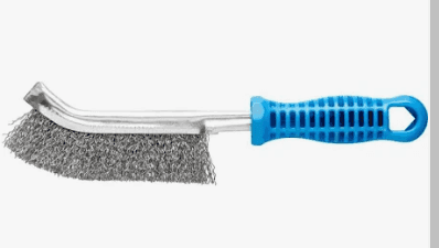 Щітка жорстка вигнута сіра