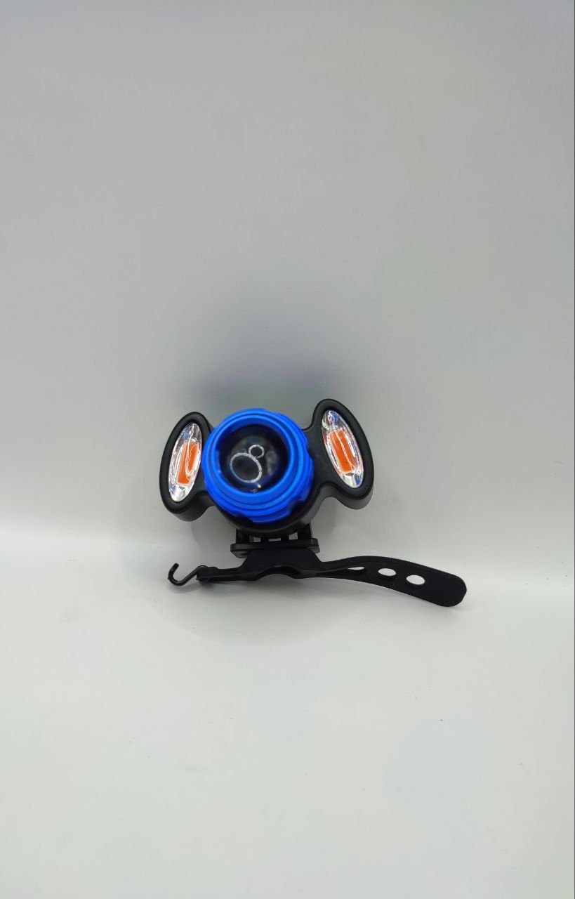 Фон. вело аккум 509+2COB ЗУ microUSB