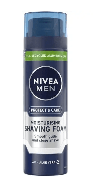 Піна для гоління захист та догляд  Nivea 200мл.