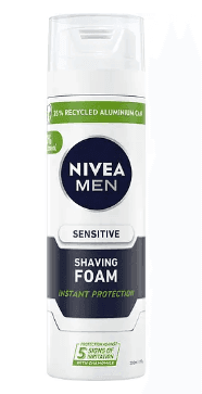 Піна для гоління для чутливої шкіри Nivea 200мл.