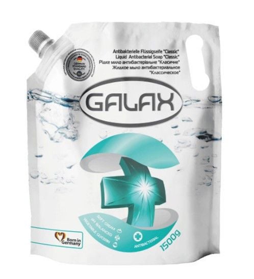 721587 GALAX РІДКЕ МИЛО АНТИБАКТЕРІАЛЬНЕ КЛАСИЧНЕ (ДОЙПАК) 1500 Г. (10)