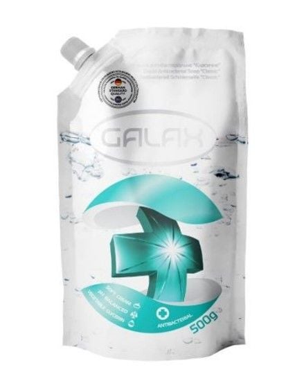 721594 GALAX РІДКЕ МИЛО АНТИБАКТЕРІАЛЬНЕ КЛАСИЧНЕ (ДОЙПАК) 500 Г. (24)