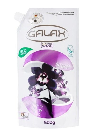 721693 GALAX РІДКЕ МИЛО ЧОРНА ОРХІДЕЯ (ДОЙПАК) 500 Г. (24)