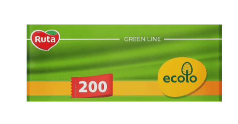 Серветки косметичні Ecolo 200 л. Білі пенал