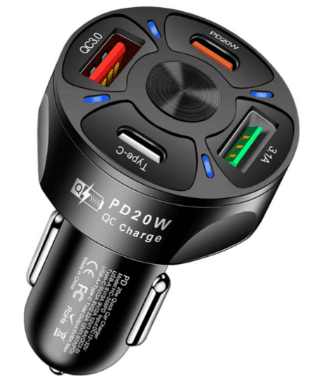 Автомобільне зарядний пристрій на 3 USB ORIGINAL 3259