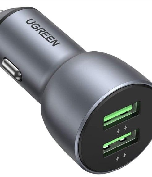 Трійник прикурувач USB + Індикація DC 5V -500 mA 0120
