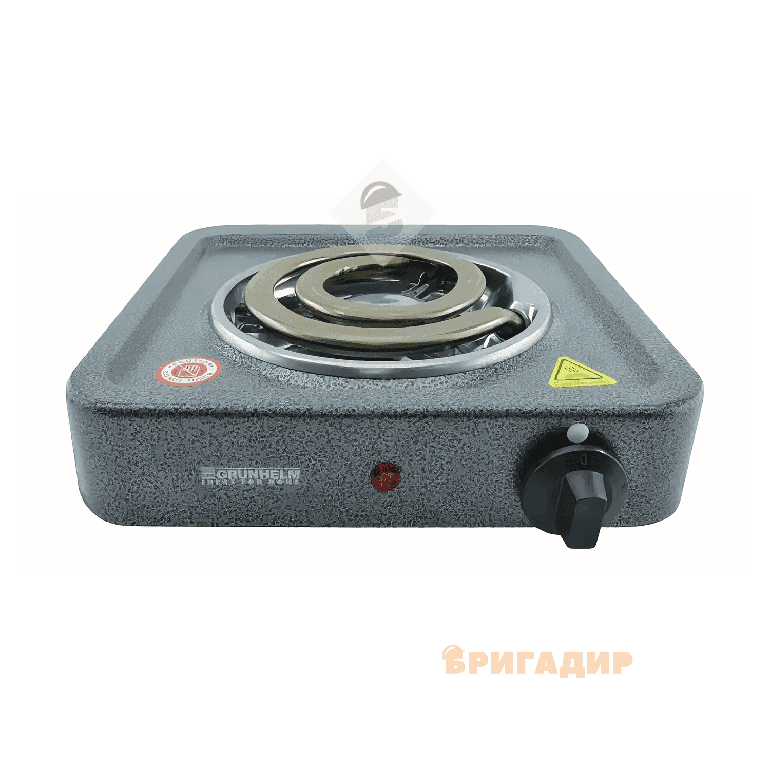 Grunhelm GHP-5713 Електроплита спіральна, 1кВт, одинарна, шир. тен