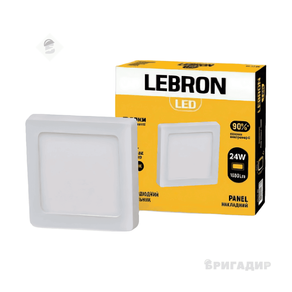 LED світильник LEBRON L-PSS-2465. 24W. накладний, 6500К, з блоком живлення 121099