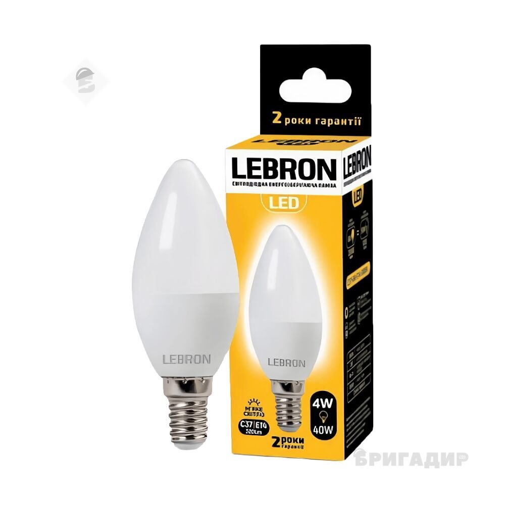 LED лампа LEBRON L-C37. 8W. 220V. E146500K. 720Lm 111329
