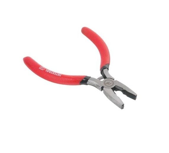 Плоскогубці 115мм, прецизійні, поливяні двошарові рукоятки INTERTOOL HT-0110