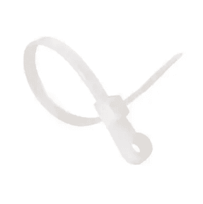 666345 Хомути кабельні 250 х 5 мм білі (100 шт)