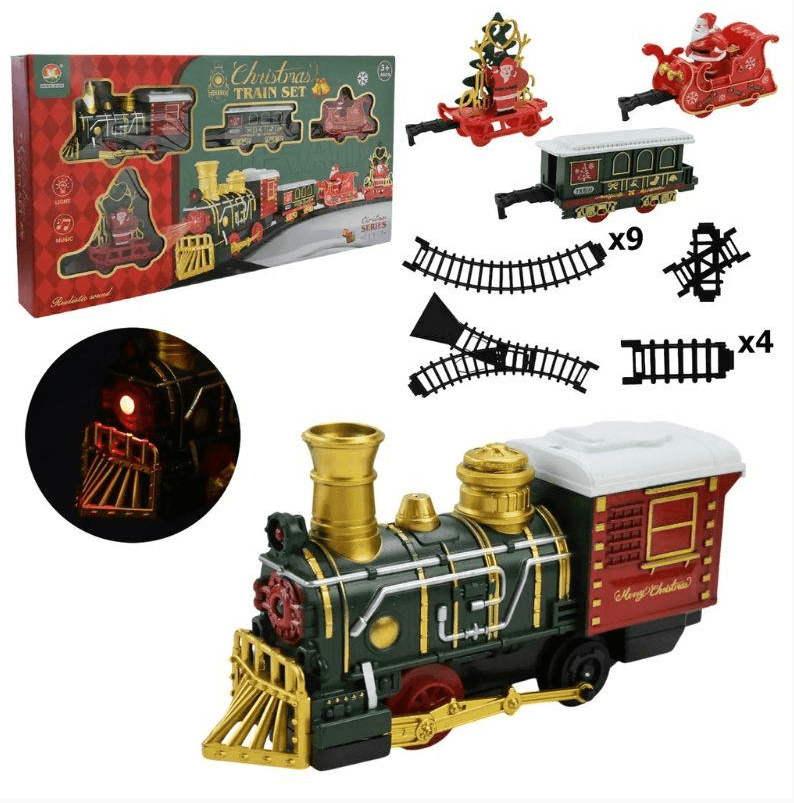 Залізниця арт. 699-66A (36шт/2) Merry Christmas батар.,світло, звук,короб.50*25,8*5,5см