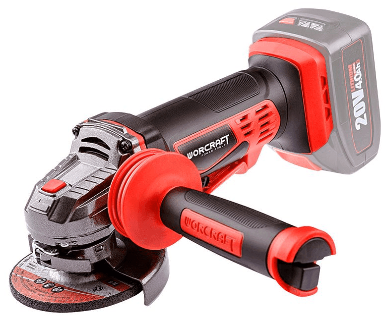 Шліфмашина кутова акумуляторна Worcraft CAG-S20Li-125