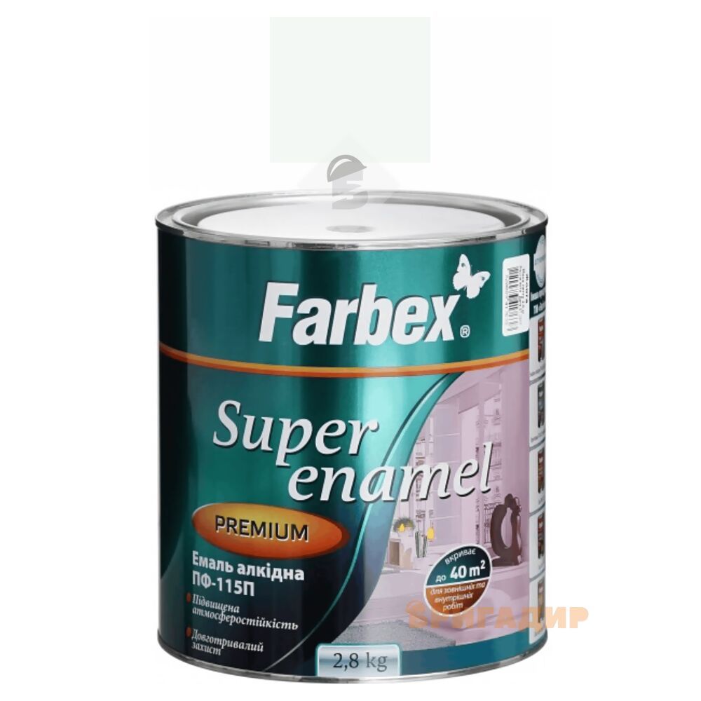Емаль Farbex 2.8 кг біла