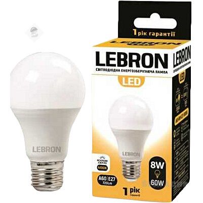 LED лампа LEBRON L-A60