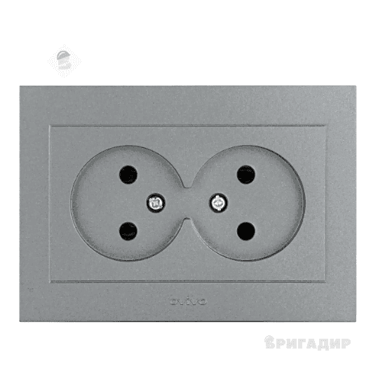 Розетка Grano срібна