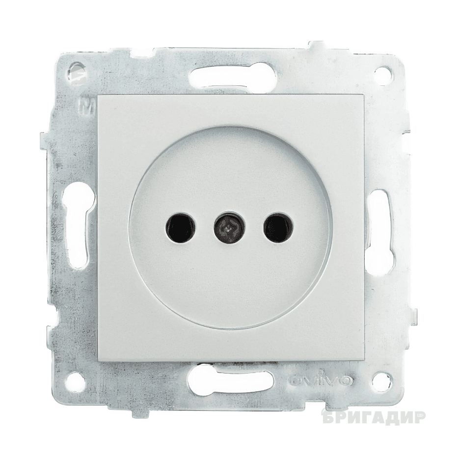 Механізм розетки Grano срібло
